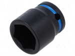 Socket | 6-angles,socket spanner,impact | HEX 19mm | 3/8" | IMPAKTOR