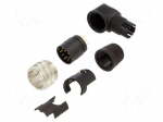 Connector: M16 | plug | male | PIN: 12 | 3A | 32V | 682 | soldering | IP40