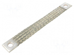 Braids | earthing tape | W: 40mm | 95mm2 | &Oslash;1: 17mm | &Oslash;2: 17mm | 330A | KT