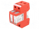 Surge arrester | Type 2 | Poles: 1+NPE | 20kA | for DIN rail mounting