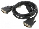 Cable | DVI-D (24+1) plug,both sides | dual link | QHD 1440p | 1.8m