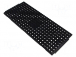 Electronic components tray | ESD | 320x135mm | black | 150&deg;C | QFN