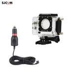 SJCam Original SJ5000 SJ5000 Wi-Fi SJ5000x Elite Waterproof Housing with built-in Charger 12-38V for Motor Bike