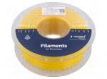 Filament: PET-G | 1.75mm | yellow | 220&divide;260&deg;C | 1kg | High Speed