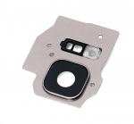 Camera black Lens with silver frames for Samsung G955 Galaxy S8 Plus Orchid Grey original (USED GRADE A)
