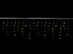 Cascade Light LED - 2 x 0.6 m - 72 warm white lamps - transparent wire - modulator
