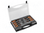 Screwdriver: universal-set | Phillips,slot | 27pcs.