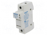 Fuse holder | 10x38mm | for DIN rail mounting | 32A