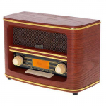 Interactive solution Adler  Retro Radio AD 1187\t Display LCD, AUX in, Wooden, Alarm function