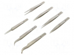 Tweezers-set | universal | 7pcs.