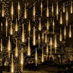 Christmas garland - starry rain for indoors and outdoors, 50cm, 8 pcs, warm white, IP44