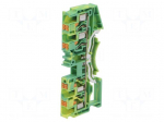 Splice terminal: rail | DS | for DIN rail mounting | spring clamp