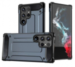 Back panel cover iLike Samsung Galaxy S24 Ultra armored Hybrid Armor case Blue