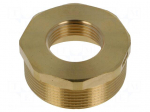 Splice terminal: adapter | male-female,reductive | brass CW617N
