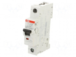 Circuit breaker | 230VAC | 220VDC | Inom: 1A | Poles: 1 | Charact: K | 10kA