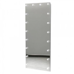 Mirror with LED bulbs 180 x 80 cm, 4000K - neutral white, 20xE14