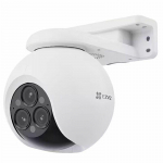 Webcam EZVIZ  | Smart Home Wi-Fi Camera | CS-H80f | 4 MP+4 MP+4 MP | 2.8-12mm/F1.6 | IP67 | H.265/H.264 | Micro SD, Max. 512 GB