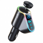 Adapter Joyroom  Joyroom fast car charger 4in1 USB-A QC3.0 / 2xUSB-C PD 150W black (JR-CL21)