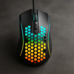 Mouse AULA S11 Varakvīksnes Lighting Wired Gaming Optical Mouse 4 Buttons 1200-3600dpi with Ventilation Holes Black