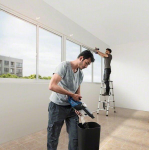 Bosch GAS 18V-1 Professional handheld vacuum Black, Blue, Red, Translucent Bagless