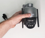 Kompaktne valvekaamera Wi-Fi, PTZ, kahekordse objektiiviga 4MP + 4MP, 10&times; optilise ZOOM-iga | IP65