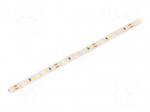 LED tape | white warm | 2835 | 24V | LED/m: 120 | W: 8mm | 120&deg; | IP20 | 12W/m