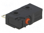 Microswitch SNAP ACTION | without lever | SPDT | 0.1A/125VAC | Pos: 2