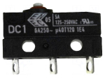 Microswitch SNAP ACTION | SPDT | 6A/12VDC | OFF-(ON) | Pos: 2