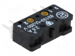 Microswitch SNAP ACTION | without lever | SPST-NO + SPST-NC | IP40