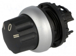 Switch: rotary | Stabl.pos: 3 | 22mm | black | Illumin: none | IP66 | Pos: 3