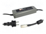 Power supply: switched-mode | LED | 120W | 12VDC | 10A | 90&divide;264VAC | IP67