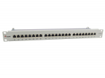 Equip 24-Port Cat.6A Shielded Patch Panel, Light Grey