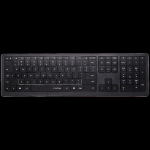 CLEVETURA CLVX 1 Touch-On-Keys AI Wireless Keyboard, ANSI US Windows Layout, Scissor Switches, Aluminum Chassis, Interactive RGB, Windows/Linux/MacOS support