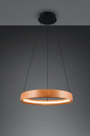 Trio Lynwood LED piekarama lampa 50 cm wood brushed steel 355030130 4017807662269