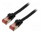 Patch cord | U/FTP | Cat: 6 | RJ45 plug,both sides | stranded | Cu | 10m