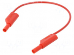 Test lead | 32A | banana plug with axial socket 4mm,both sides