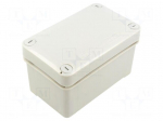 Enclosure: junction box | X: 85mm | Y: 140mm | Z: 81mm | wall mount | IP55