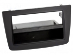 Radio frame | Alfa Romeo | 2 DIN | black