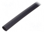 Heat shrink sleeve | 24mm | black | Diam.after shrinking: 8mm