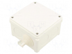 Enclosure: junction box | X: 98mm | Y: 98mm | Z: 60mm | wall mount | IP67