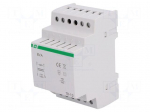 Transformer: mains | 8VA | 230VAC | 12V | 0.66A | Mounting: DIN | 310g