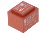 Transformer: encapsulated | 2VA | 230VAC | 24V | 24V | 42mA | 42mA