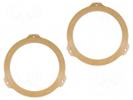 Spacer ring | MDF | 165mm | Opel | impregnated,varnished