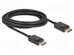 Cable | DisplayPort plug,both sides | DisplayPort 2.1 | Len: 3m