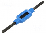 Tap wrench | Grip capac: M1-M8 | L: 125mm | zinc alloy | Silver