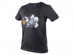 T-shirt | Size: S | dark blue | 180g/m2