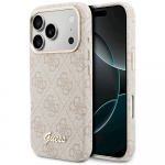 Case Guess 4G Script MagSafe for iPhone 17 Pro Max / pink