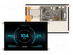 Display: TFT | 7" | 1280x800 | 32MBFLASH,32MBPSRAM | 1000cd/m2 | 4&divide;6V
