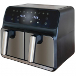 Unold hot air fryer double chamber Twin Zone (black, 1,700 watts)