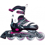 Muuwmi Adjustable Children's Inline Skates Size 37-40 (pink/black)